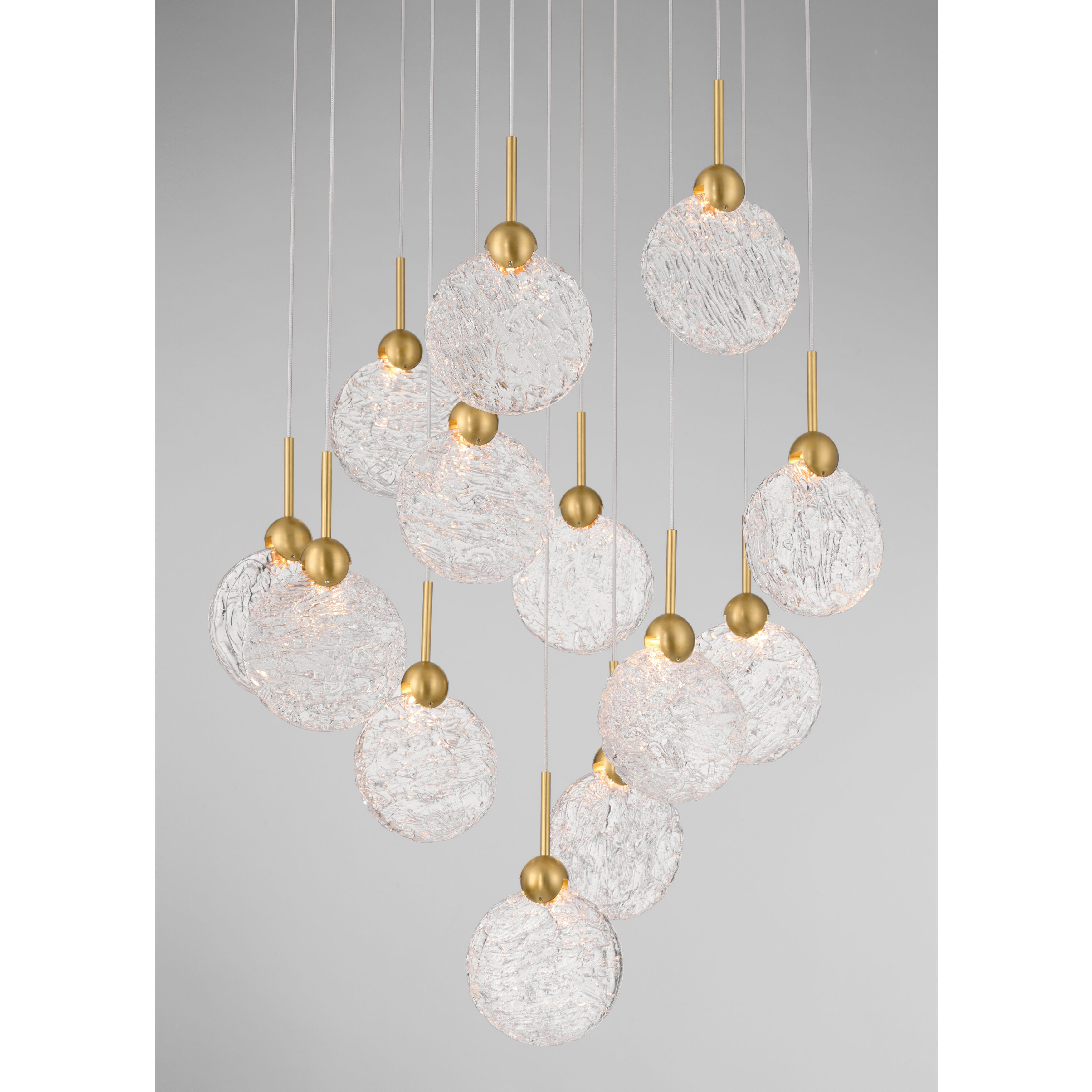 Briselle LED 24 inch Legacy Brass Pendant Ceiling Light