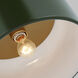 Malone 1 Light 13.75 inch Olive Ceiling Flush Mount Ceiling Light