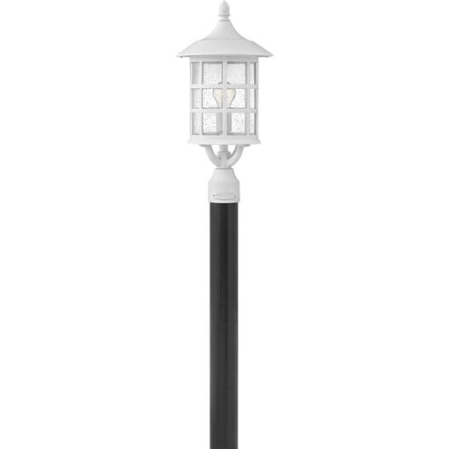 Freeport Coastal Elements 1 Light 20.5 inch Textured White Outdoor Post Mount Lantern in Non-LED