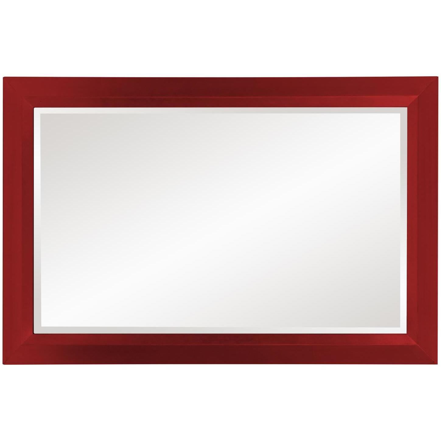 Avery 42 X 28 inch Glossy Red Wall Mirror