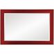 Avery 42 X 28 inch Glossy Red Wall Mirror