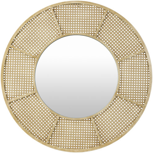 Anassa 30 X 30 inch Khaki Mirror, Round