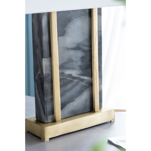 Anita 25.5 inch 40.00 watt Gold/Black/White Table Lamp Portable Light