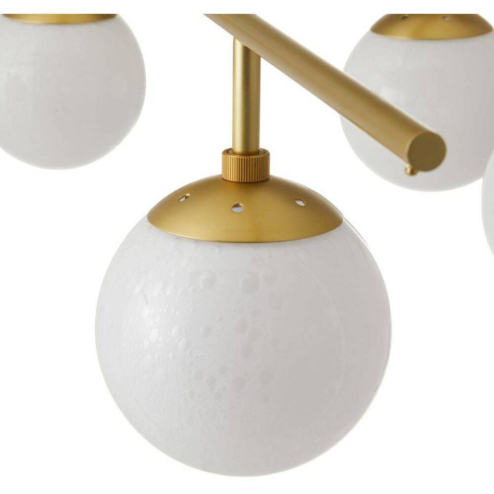 Genesis 5 Light 42 inch Antique Brass Chandelier Ceiling Light