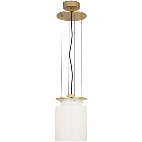 Ray Booth Elias LED 9 inch Antique-Burnished Brass Floating Pendant Ceiling Light