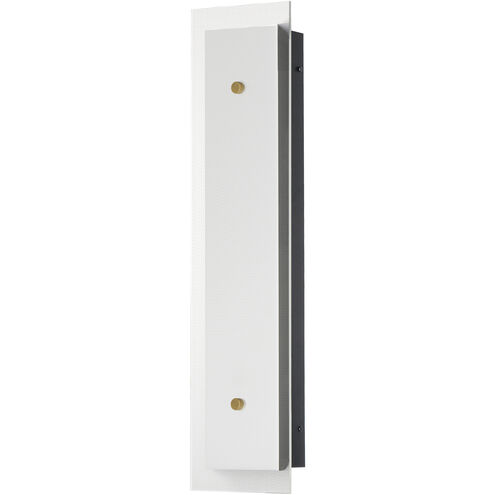Spectre LED 6 inch Black and Natural Aged Brass ADA Wall Sconce Wall Light