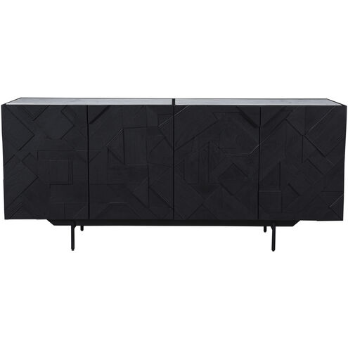 Kattan 72 X 18 inch Black Sideboard