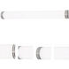Palmer LED 48 inch Satin Nickel Vanity Light Wall Light
