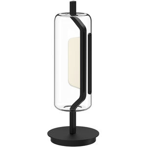 Hilo 17.63 inch 9.00 watt Black with Brushed Gold Table Lamp Portable Light