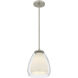 Vivienne 1 Light 9 inch Brushed Nickel Mini Pendant Ceiling Light