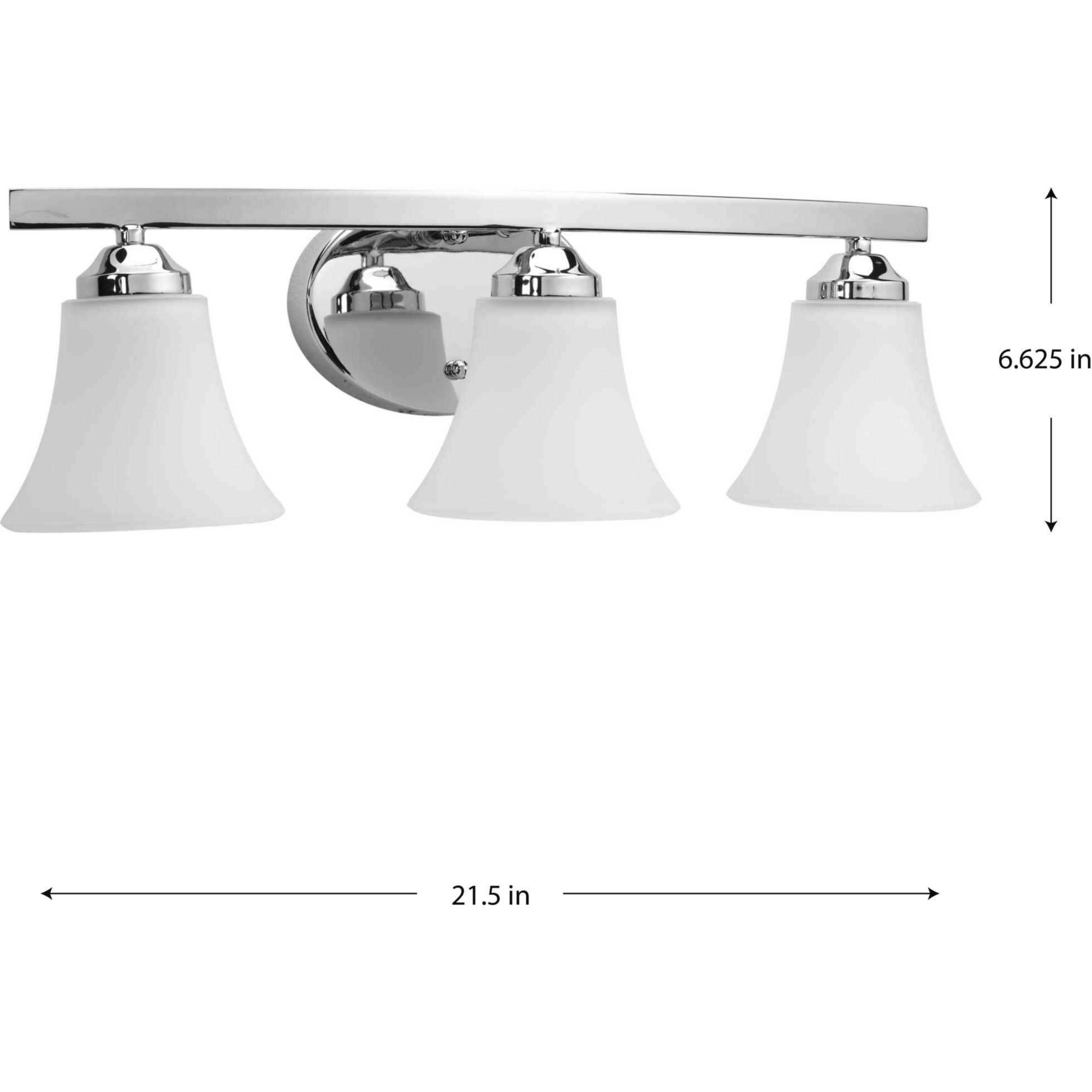 Adorn 3 Light 21.5 inch Polished Chrome Bath Vanity Wall Light