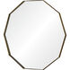 Cruz 40 X 40 inch Antique Brass Wall Mirror