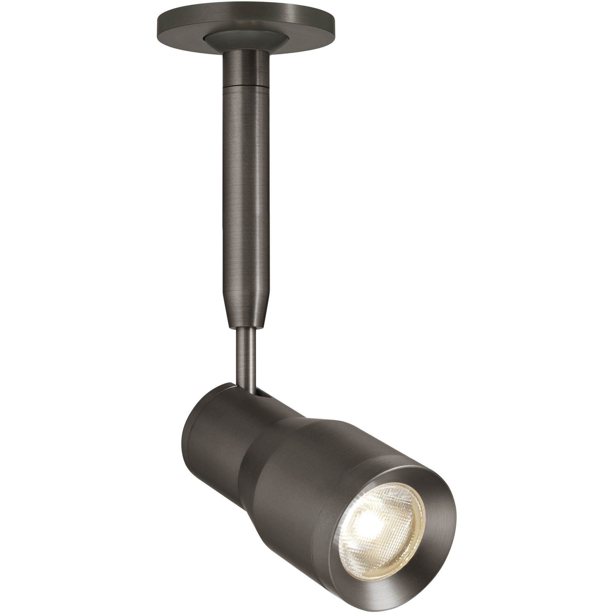 Sean Lavin Ace 120 Antique Bronze Low-Voltage Track Head Ceiling Light in 3000K, Monopoint, Integrated LED