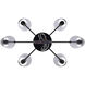 Aspen 6 Light 15.25 inch Black Chandelier Ceiling Light