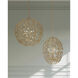 Secret Garden 4 Light 20.5 inch Contemporary Gold Leaf and Contemporary Gold Chandelier Ceiling Light