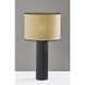 Primrose 28.75 inch 150.00 watt Black Ribbed Ceramic Table Lamp Portable Light
