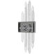 Aspen Wall Sconce Wall Light in Hammered Polished Nickel