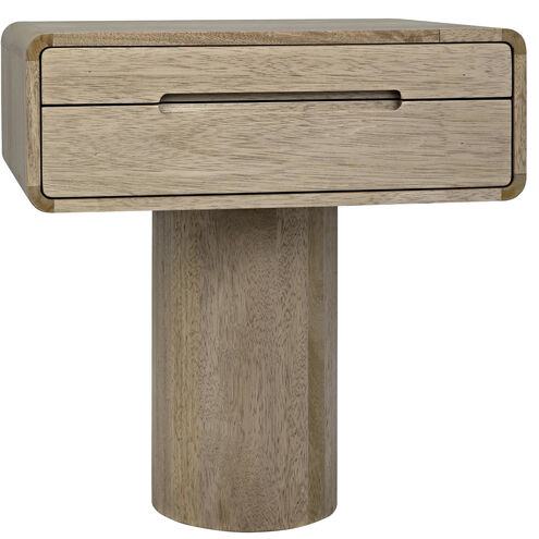 Langford 26 X 25 inch Washed Walnut Side Table
