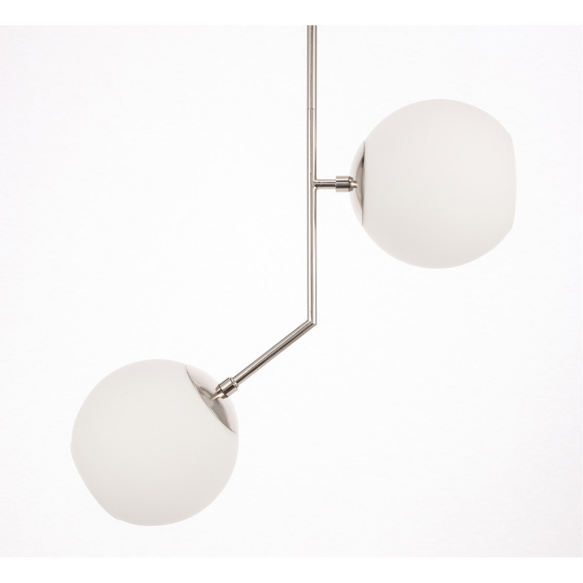Monroe 2 Light 8 inch Chrome Pendant Ceiling Light