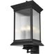 Collins 4 Light 27.5 inch Black Outdoor Wall Sconce