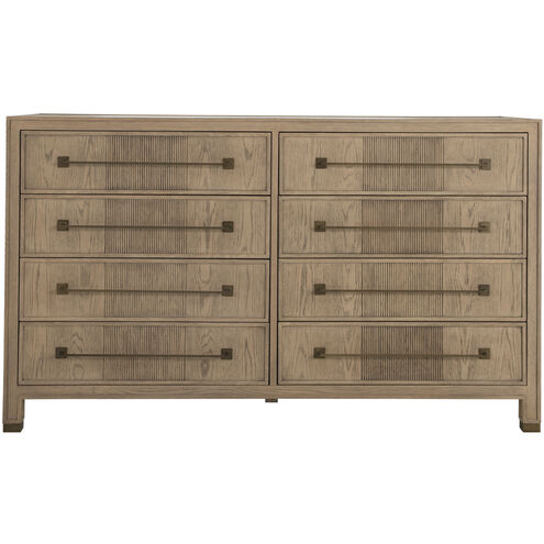 Jordan Blonde Natural / Brushed Bronze Dresser