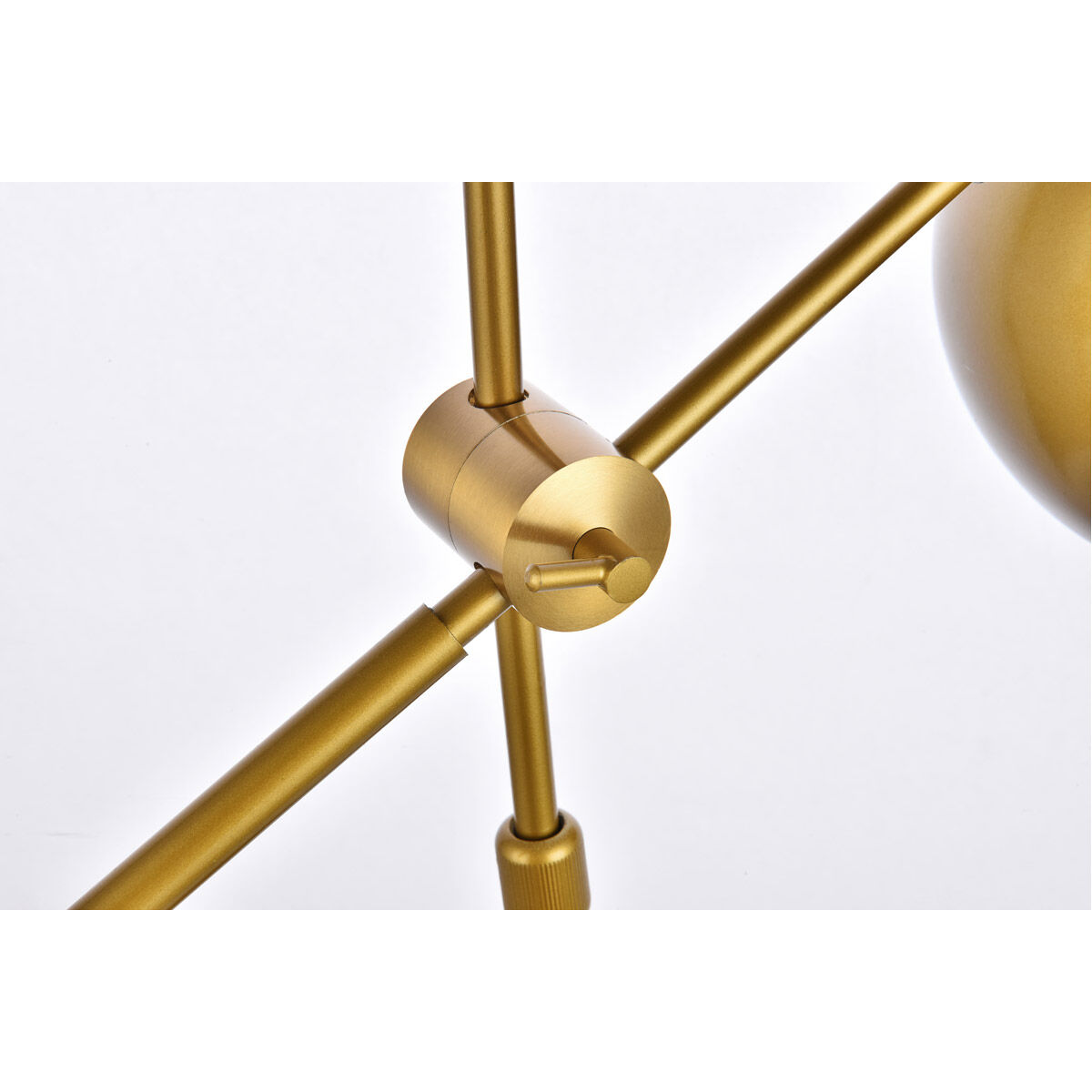 Forrester 17.1 inch 40 watt Brass Table Lamp Portable Light