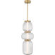 Cordel LED 9.5 inch Legacy Brass Mini Pendant Ceiling Light