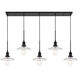 Waltz 5 Light 49 inch Black Pendant Ceiling Light