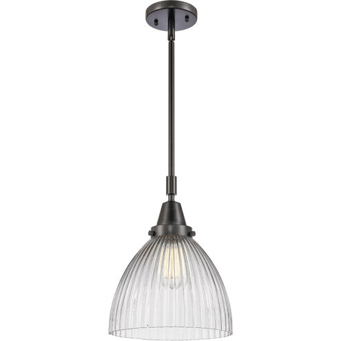 Franklin Restoration Seneca Falls LED 9.5 inch Matte Black Mini Pendant Ceiling Light