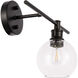 Collier 1 Light 14.7 inch Black Wall sconce Wall Light, Right