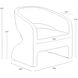 Cura Black Outdoor Lounge Chair