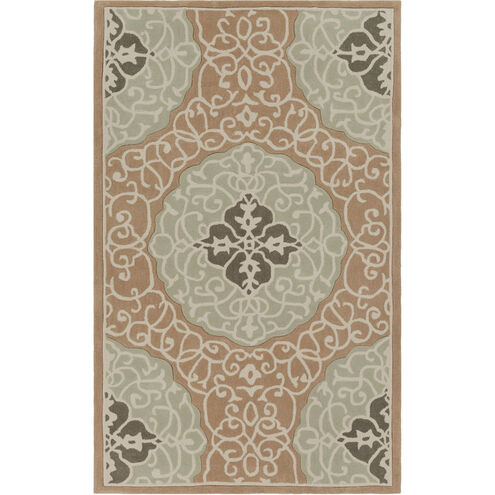 Cosmopolitan 156 X 108 inch Green and Green Area Rug, Polyester