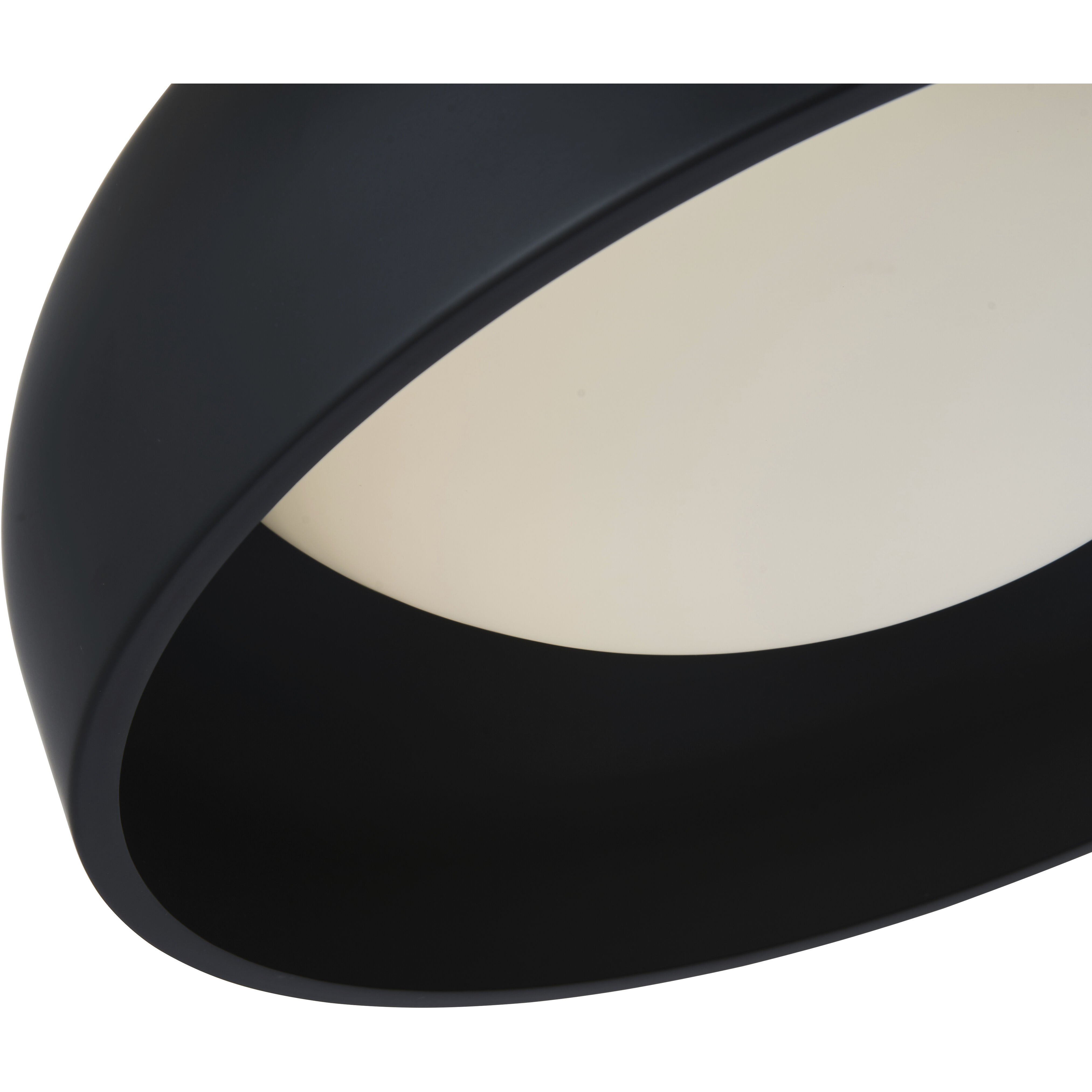 Lynx LED 17 inch Matte Black Flush Mount Ceiling Light