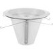 6in Recessed Trim PAR38 Satin White Open Trim