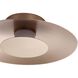 Yep Luma LED 11.75 inch French Gold Flush Mount Ceiling Light