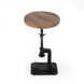 Ellis Adjustable Pedestal Side table in Multi-Color