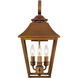 Sean Lavin Galena 3 Light 19 inch Natural Copper Outdoor Wall Lantern
