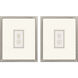 Portrait Intaglio Beige and Neutral Framed Art