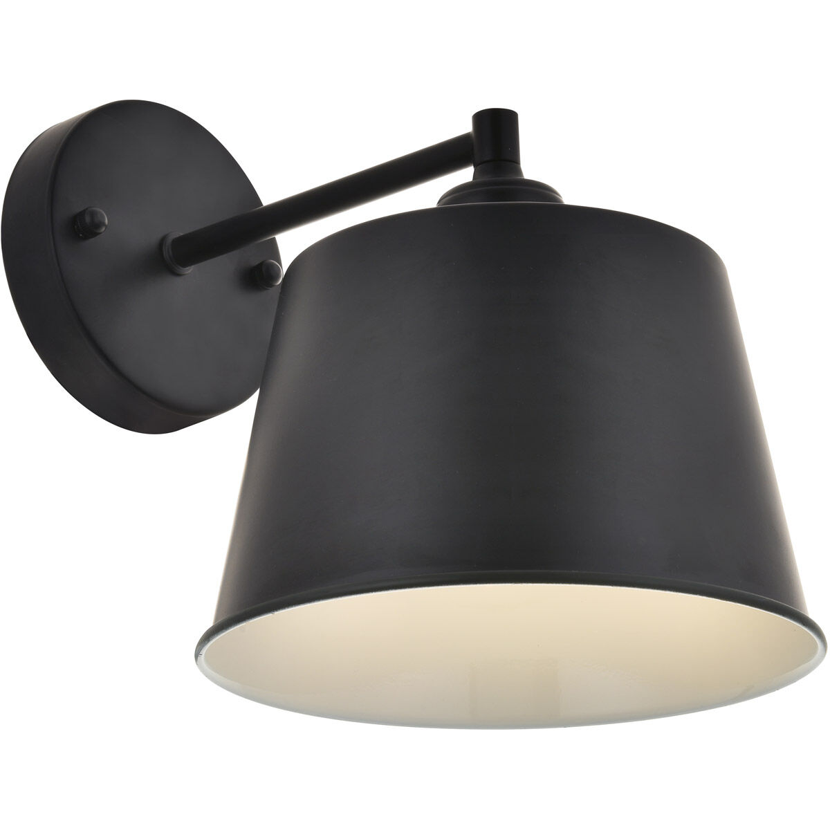 Nota 1 Light 8 inch Black Wall Sconce Wall Light