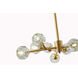 Canada 9 Light 32 inch Brass Chandelier Ceiling Light