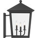 Noble Hill 4 Light 22 inch Sand Coal Outdoor Wall Mount, The Great Outdoors