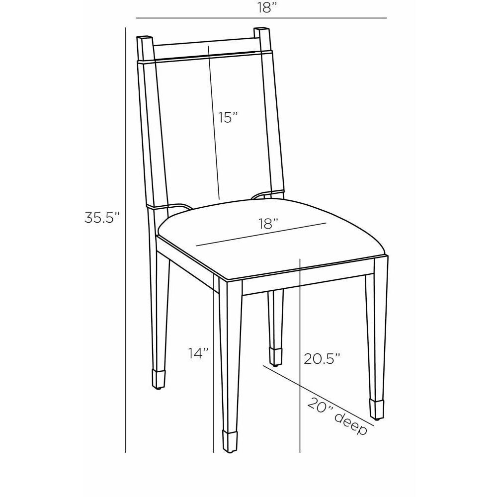 Burdock Vanilla Dining Chair