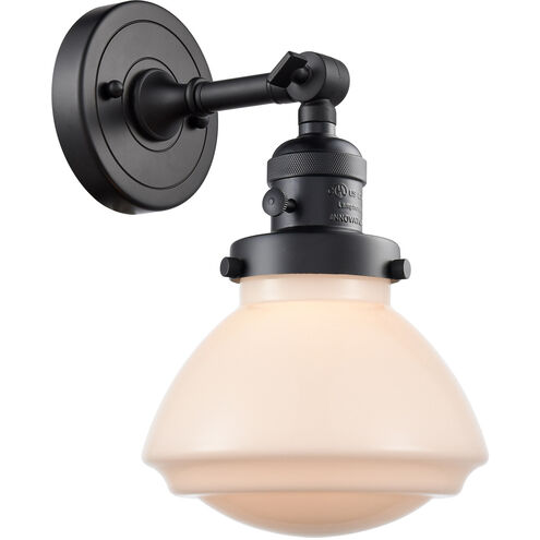 Franklin Restoration Olean LED 6.75 inch Matte Black Sconce Wall Light, Franklin Restoration