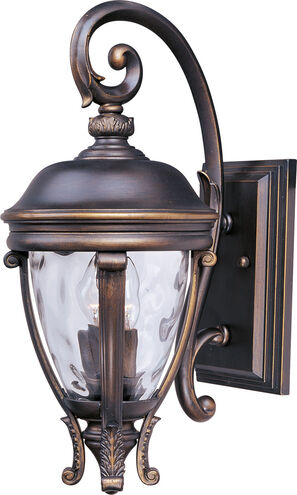 Camden VX 2 Light 19 inch Golden Bronze Outdoor Wall Mount