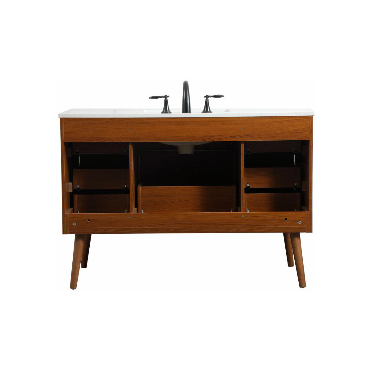 Boise 48 X 22 X 34 inch Teak Vanity Sink Set