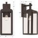 Byron 1 Light 6.5 inch Matte Black Sconce Wall Light