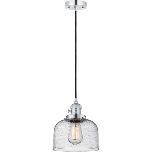 Franklin Restoration Bell 1 Light 8 inch Polished Chrome Mini Pendant Ceiling Light