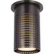 Kelly Wearstler Precision LED 3.5 inch Bronze Monopoint Flush Mount Ceiling Light