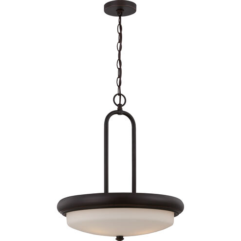 Dylan LED 18 inch Mahogany Bronze Pendant Ceiling Light