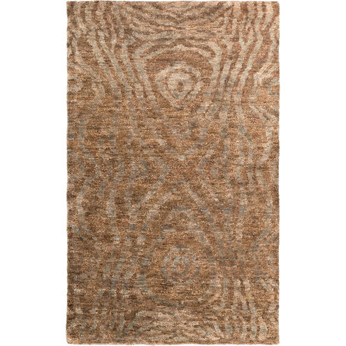 Scarborough 96 X 60 inch Charcoal, Dark Brown Rug